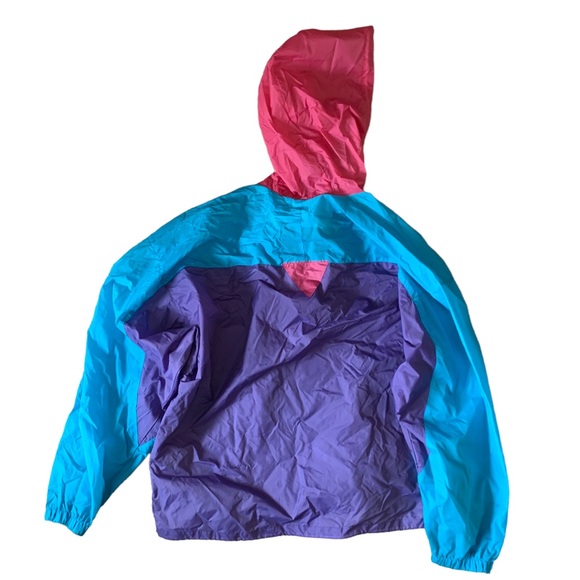 DKP M/L Pink blue and purple wind breaker kidcore gorpcore skater cool rave - Picture 3 of 6